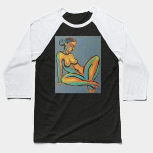 Colourful Nude 1 Baseball T-Shirt